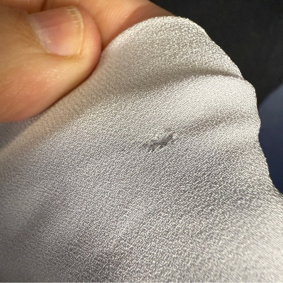 MM LAFLEUR The Lise Top, Mock Neck Tunic Blouse, Arctic Light Blue, Size XL - Picture 8 of 10